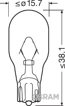 Bulb, indicator - 921NA ams-OSRAM