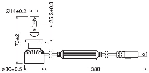 lemputė, prožektorius - 66240CLC ams-OSRAM