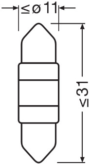 Bulb, interior light - 6438DWP-01B ams-OSRAM