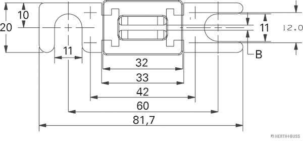 Fuse - 50295292 HERTH+BUSS ELPARTS