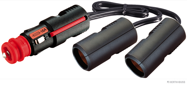 Adattatore, Presa corrente - 51306343 HERTH+BUSS ELPARTS