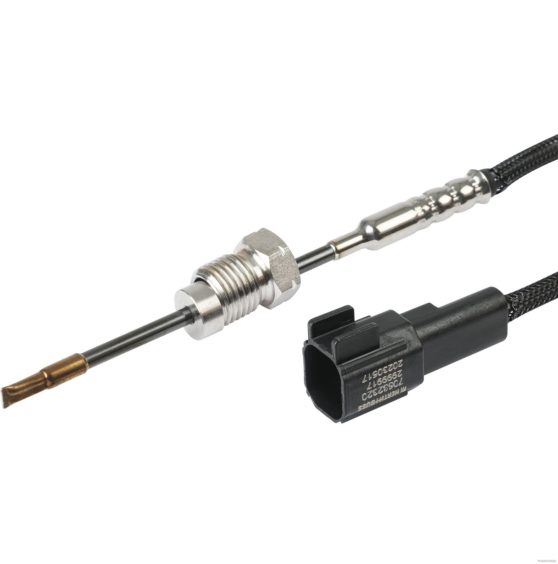 Sensore, Temperatura gas scarico - 70682320 HERTH+BUSS ELPARTS
