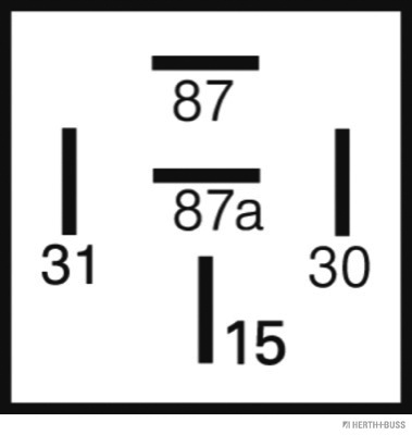 Relay, main current - 75614197 HERTH+BUSS ELPARTS