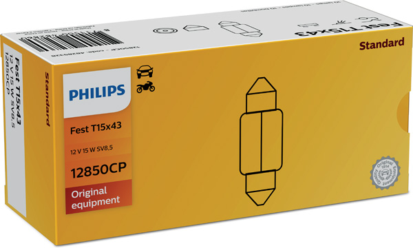 Bulb, interior light - 12850CP PHILIPS