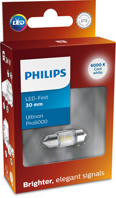 Lampadina, Luce abitacolo - 24844CU60X1 PHILIPS