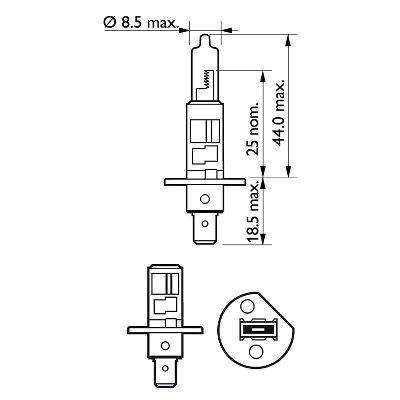 Bulb, spotlight - 12258VPB1 PHILIPS