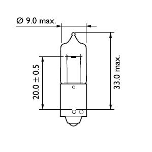 Bulb, indicator - 12146CP PHILIPS