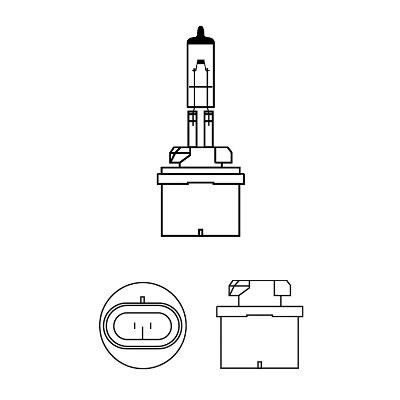 Лампа накаливания, противотуманная фара - 12059C1 PHILIPS
