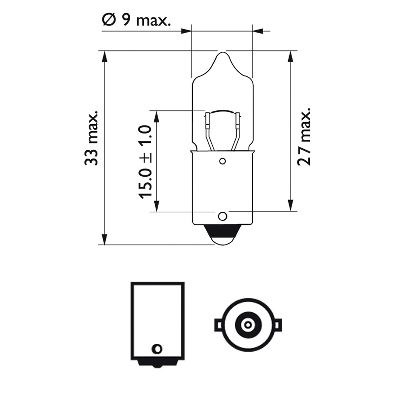 Bulb - 12025CP PHILIPS