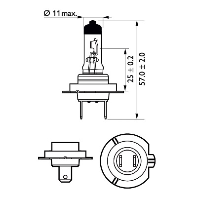 Лампа накаливания, фара дальнего света - 12972LLECOS2 PHILIPS