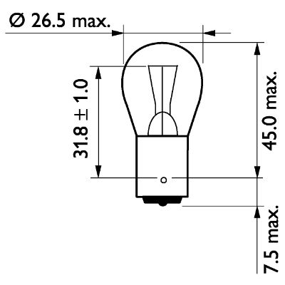 Bulb, indicator - 13498MDCP PHILIPS