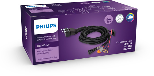 Кабельный комплект, фара дальнего света - UD1001WX1 PHILIPS