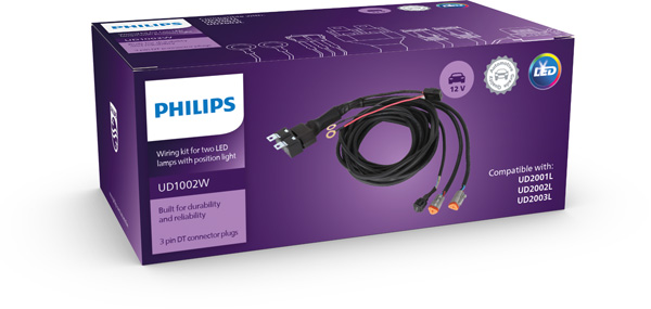 Кабельный комплект, фара дальнего света - UD1002WX1 PHILIPS