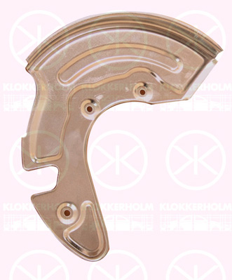 Splash Panel, brake disc - 0018377 KLOKKERHOLM