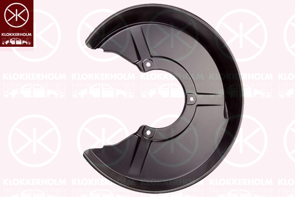 Splash Panel, brake disc - 0018875 KLOKKERHOLM