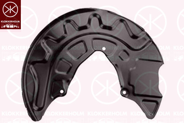 Splash Panel, brake disc - 0027378 KLOKKERHOLM