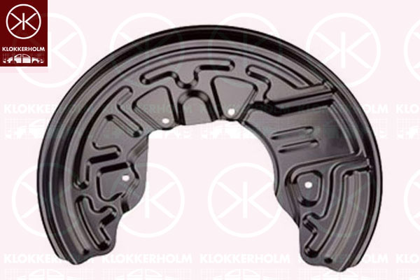 Splash Panel, brake disc - 0028377 KLOKKERHOLM