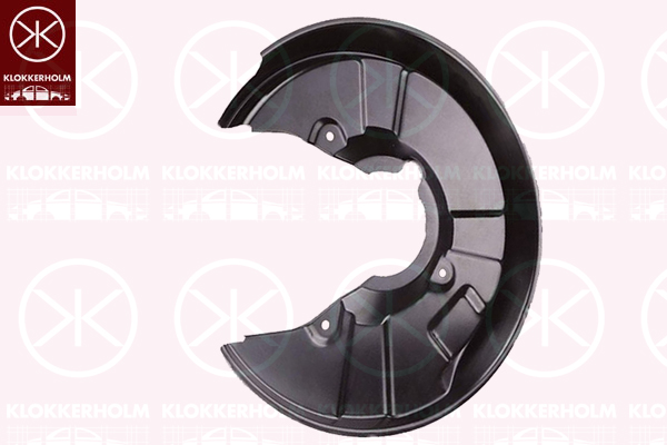 Splash Panel, brake disc - 0028877 KLOKKERHOLM