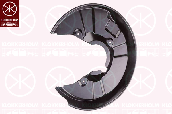 Splash Panel, brake disc - 0028878 KLOKKERHOLM