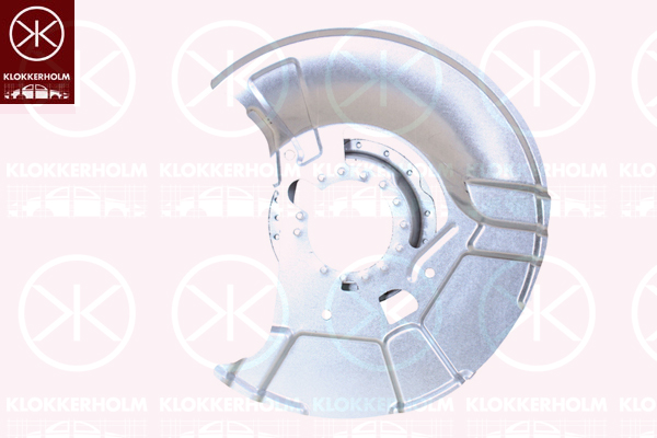 Splash Panel, brake disc - 0060377 KLOKKERHOLM