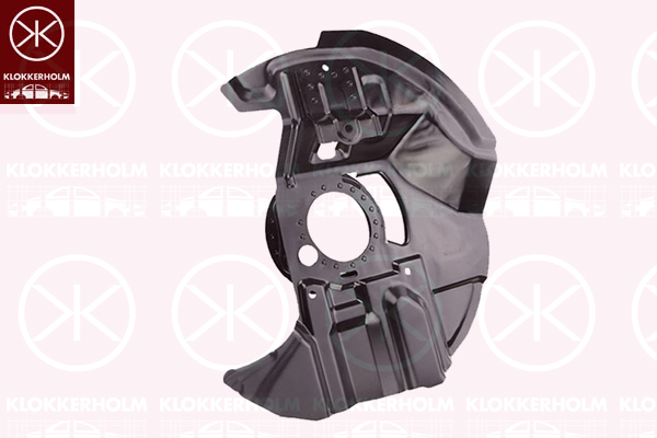 Splash Panel, brake disc - 0061375 KLOKKERHOLM