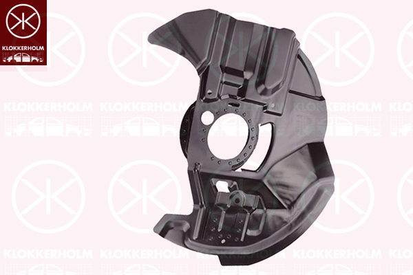 Splash Panel, brake disc - 0061376 KLOKKERHOLM