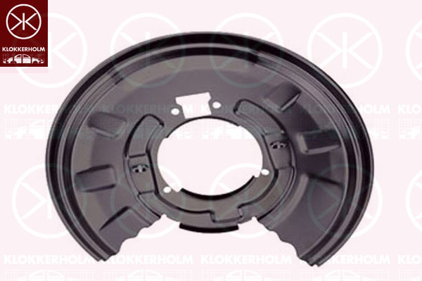 Splash Panel, brake disc - 0061878 KLOKKERHOLM
