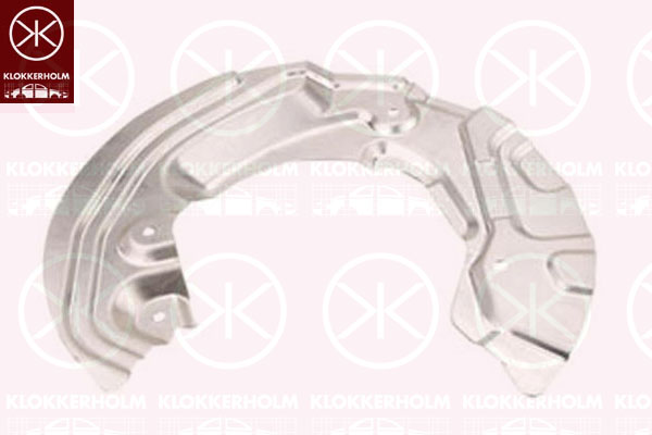 Splash Panel, brake disc - 0062378 KLOKKERHOLM