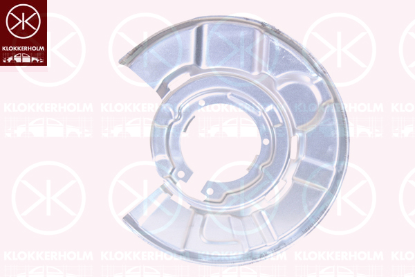Splash Panel, brake disc - 0062877 KLOKKERHOLM