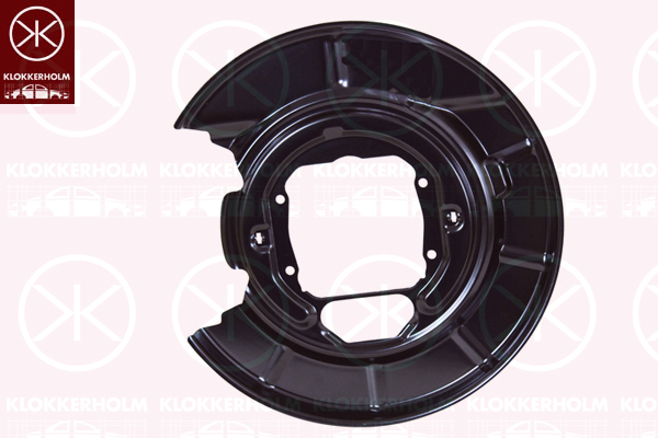 Splash Panel, brake disc - 0065876 KLOKKERHOLM