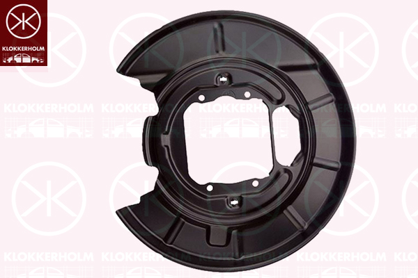 Splash Panel, brake disc - 0065877 KLOKKERHOLM