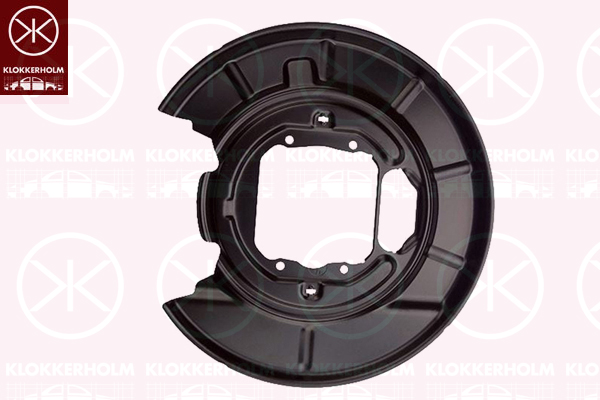 Splash Panel, brake disc - 0065878 KLOKKERHOLM