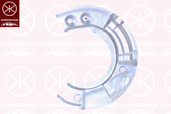 Splash Panel, brake disc - 0067377 KLOKKERHOLM