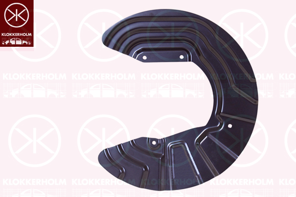 Splash Panel, brake disc - 0094378 KLOKKERHOLM