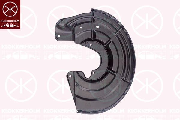 Splash Panel, brake disc - 0524878 KLOKKERHOLM