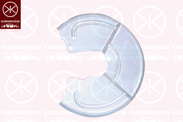 Splash Panel, brake disc - 2023877 KLOKKERHOLM