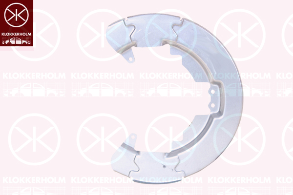 Splash Panel, brake disc - 2533379 KLOKKERHOLM