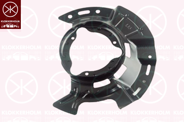Lamiera paraspruzzi, Disco freno - 3137377 KLOKKERHOLM