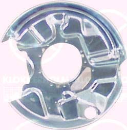 Lamiera paraspruzzi, Disco freno - 3526878 KLOKKERHOLM