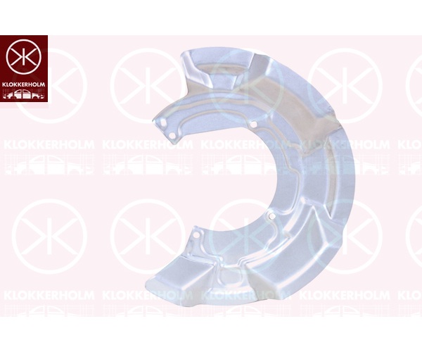 Splash Panel, brake disc - 4001376 KLOKKERHOLM