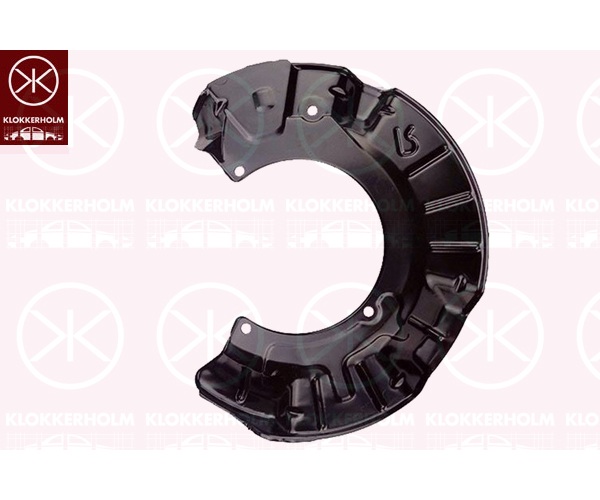 Splash Panel, brake disc - 4001378 KLOKKERHOLM