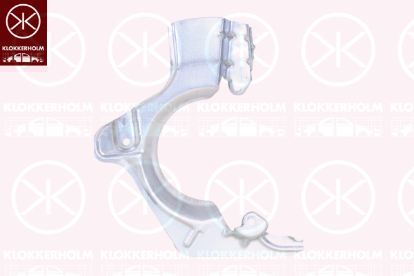 Splash Panel, brake disc - 5025376 KLOKKERHOLM