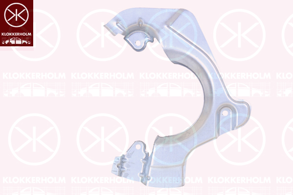 Splash Panel, brake disc - 5025377 KLOKKERHOLM