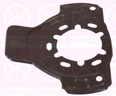 Splash Panel, brake disc - 5051379 KLOKKERHOLM