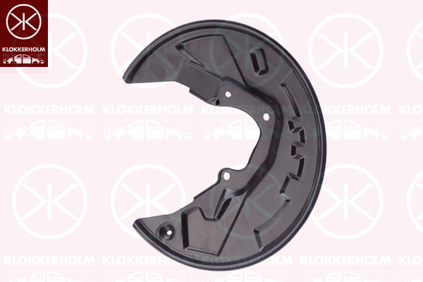 Splash Panel, brake disc - 5551877 KLOKKERHOLM