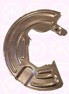 Splash Panel, brake disc - 6037377 KLOKKERHOLM