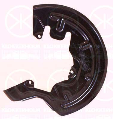 Splash Panel, brake disc - 6041377 KLOKKERHOLM