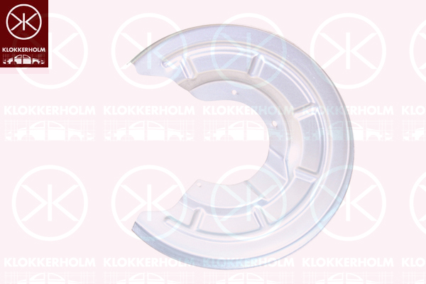 Splash Panel, brake disc - 6041878 KLOKKERHOLM
