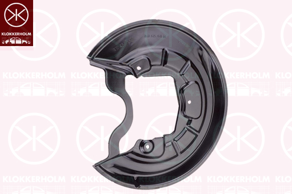 Splash Panel, brake disc - 7521877 KLOKKERHOLM