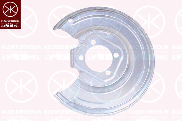 Splash Panel, brake disc - 8118876 KLOKKERHOLM